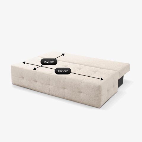 Sofa Rozkładana MORANA Kremowa