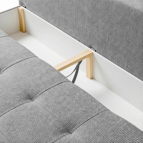 Sofa Rozkładana MORANA Szara Szenilowa