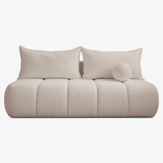 Sofa Rozkładana SARIA Beżowa Boucle