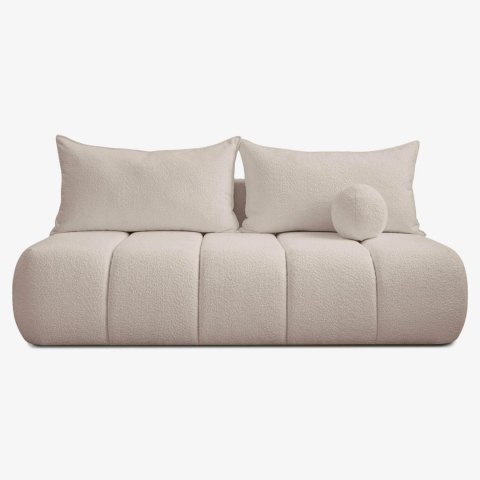 Sofa Rozkładana SARIA Beżowa Boucle