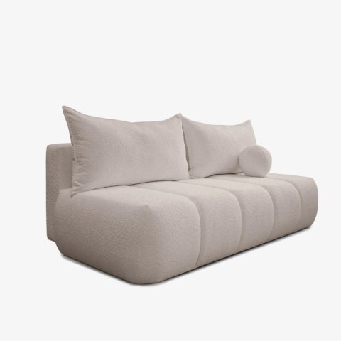 Sofa Rozkładana SARIA Beżowa Boucle