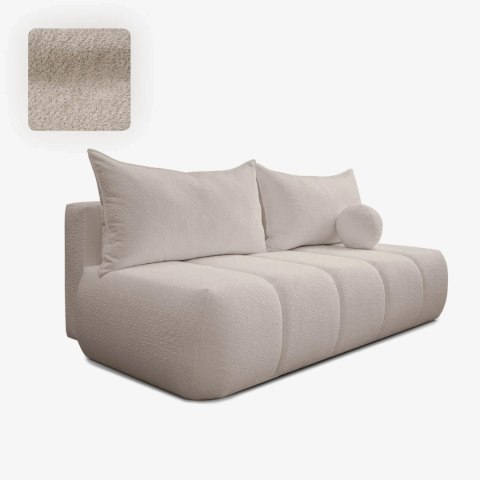 Sofa Rozkładana SARIA Beżowa Boucle