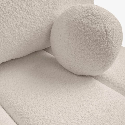 Sofa Rozkładana SARIA Beżowa Boucle