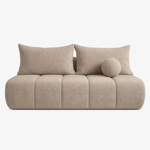 Sofa Rozkładana SARIA Beżowa Szenilowa