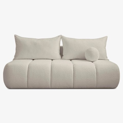 Sofa Rozkładana SARIA Kremowa Boucle