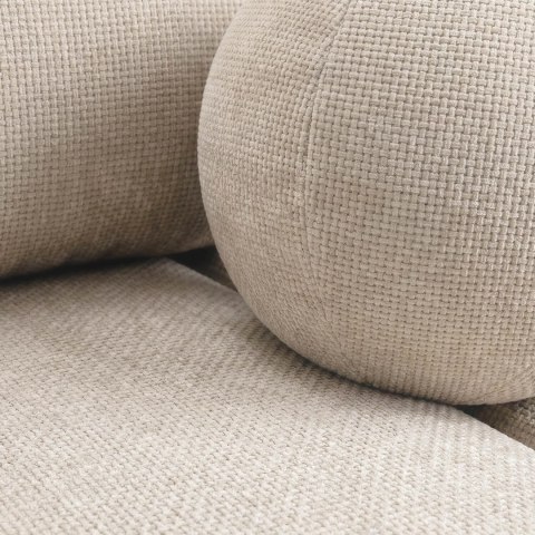 Sofa Rozkładana SARIA Kremowa Szenilowa