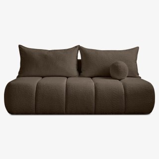 Sofa Rozkładana SARIA Mocca Boucle