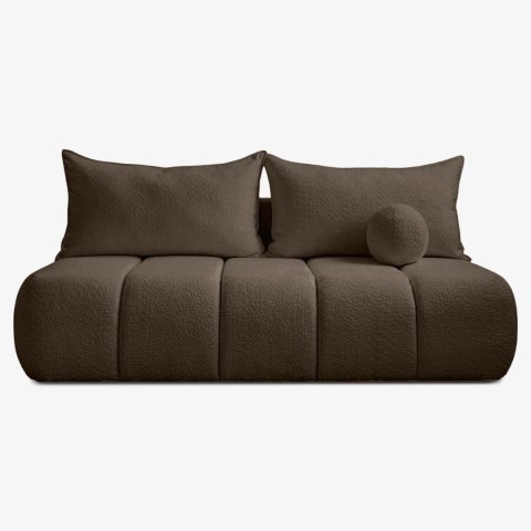 Sofa Rozkładana SARIA Mocca Boucle