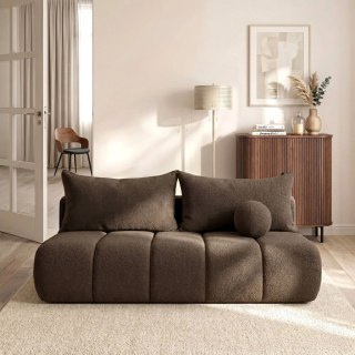 Sofa Rozkładana SARIA Mocca Boucle