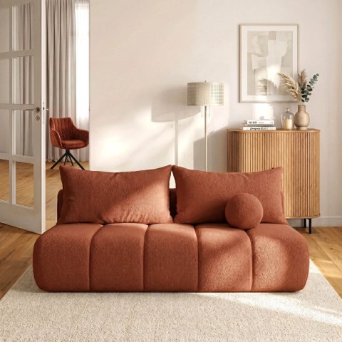 Sofa Rozkładana SARIA Ruda Boucle
