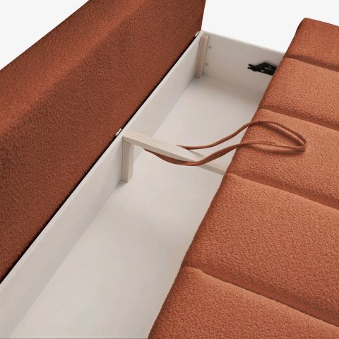 Sofa Rozkładana SARIA Ruda Boucle