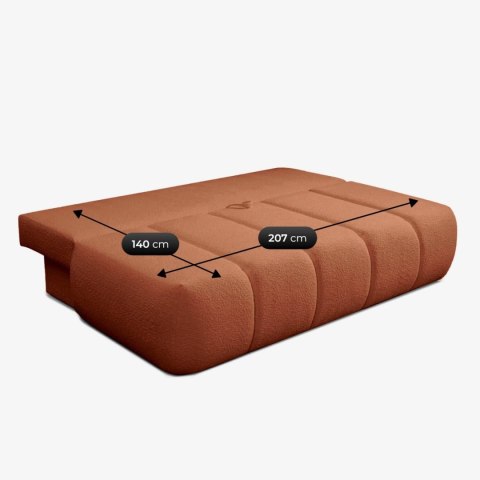 Sofa Rozkładana SARIA Ruda Boucle