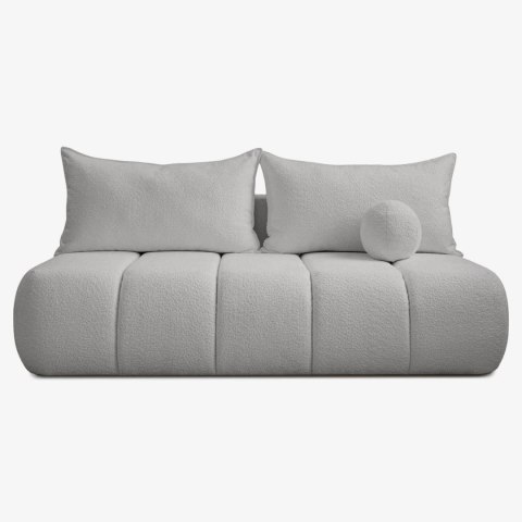 Sofa Rozkładana SARIA Szara Boucle