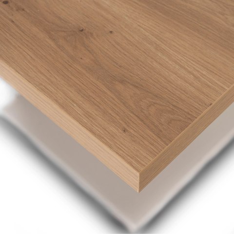 Stół CLARK Rozkładany 120-160 cm Dąb Artisan/Kaszmir