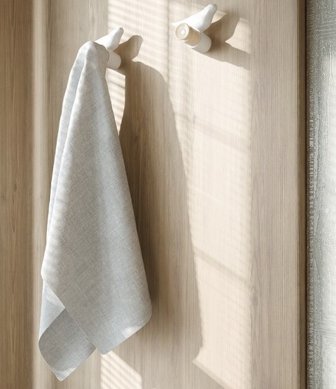 King Home Zestaw 2 wieszaków BIRD biały