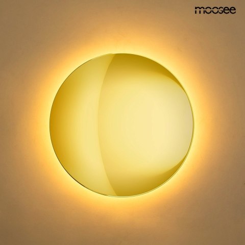 Moosee MOOSEE zestaw 2 lamp ściennych SHADOW SUN 25 złoty
