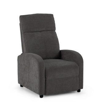 King Home Fotel wypoczynkowy rozkładany RELAX PREMIUM ciemny szary