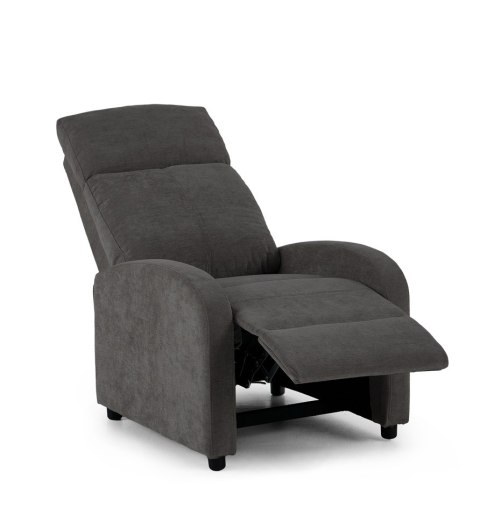 King Home Fotel wypoczynkowy rozkładany RELAX PREMIUM ciemny szary
