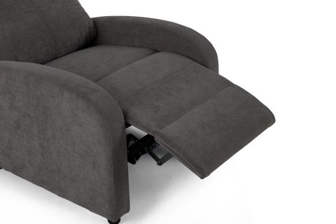 King Home Fotel wypoczynkowy rozkładany RELAX PREMIUM ciemny szary