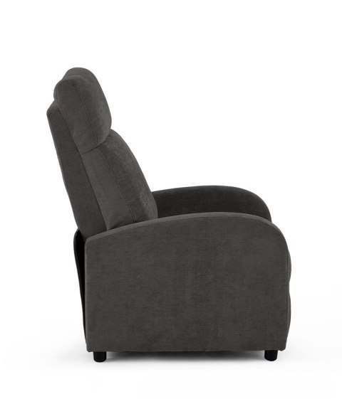 King Home Fotel wypoczynkowy rozkładany RELAX PREMIUM ciemny szary