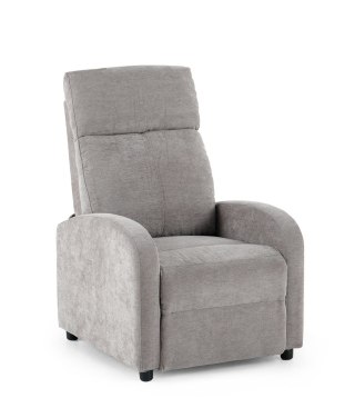 King Home Fotel wypoczynkowy rozkładany RELAX PREMIUM jasny szary