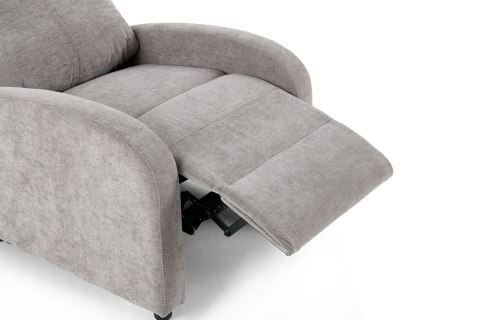 King Home Fotel wypoczynkowy rozkładany RELAX PREMIUM jasny szary