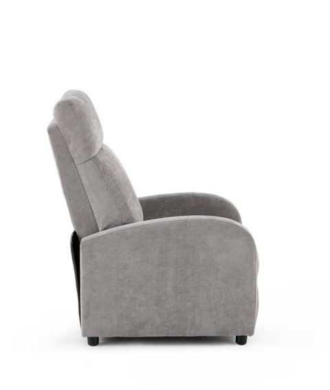 King Home Fotel wypoczynkowy rozkładany RELAX PREMIUM jasny szary