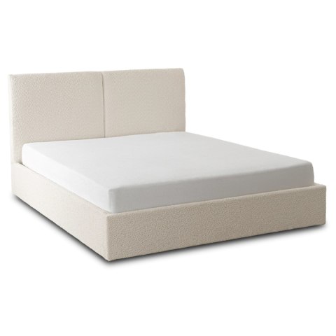 Łóżko 120x200 MARSYLIA z Pojemnikiem Kremowe Boucle