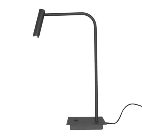 AZZARDO AZZARDO lampa biurkowa FLER czarna