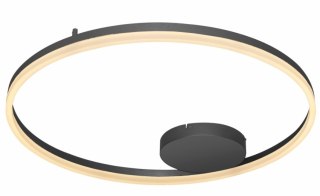 AZZARDO AZZARDO lampa sufitowa / plafon HALO 80 czarna
