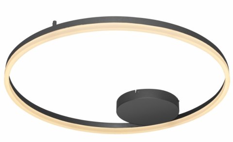 AZZARDO AZZARDO lampa sufitowa / plafon HALO 80 czarna