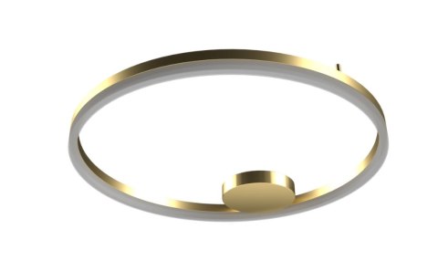 AZZARDO AZZARDO lampa sufitowa / plafon HALO TOP 120 CCT DIMM GO + REMOTE CONTROL złota