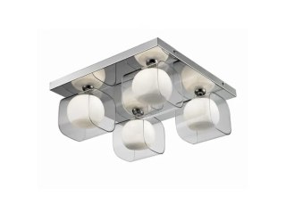 AZZARDO AZZARDO lampa sufitowa / plafon HAPPY 4 TOP srebrna