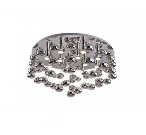 AZZARDO AZZARDO lampa sufitowa / plafon LUVIA D80 chromowana