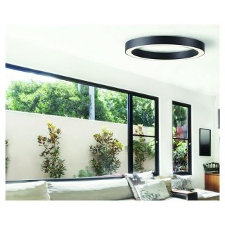 AZZARDO AZZARDO lampa sufitowa / plafon MARCO TOP 100 CCT z pilotem czarna