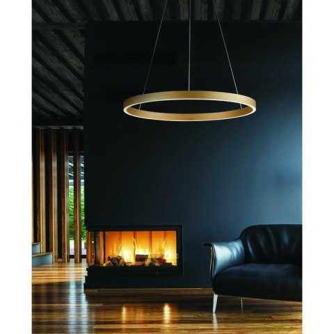 AZZARDO AZZARDO lampa wisząca ANDREA 60 3000K DIMM (10W+40W) złota