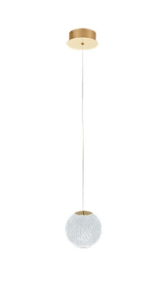 AZZARDO AZZARDO lampa wisząca EDEM 1 złota