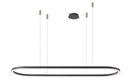AZZARDO AZZARDO lampa wisząca ELENA 120 DIMM czarna
