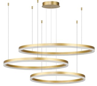 AZZARDO AZZARDO lampa wisząca HALO 100+80+60 GO złota