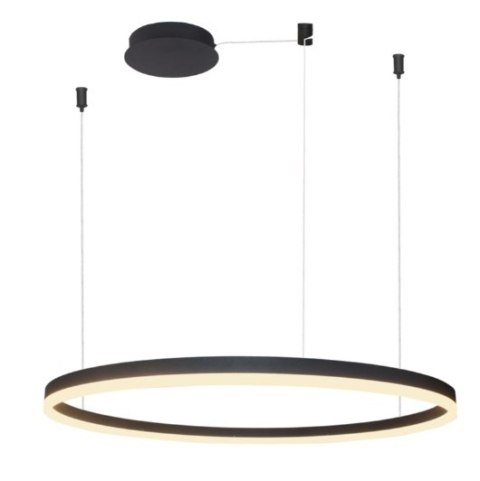 AZZARDO AZZARDO lampa wisząca HALO 100 czarna