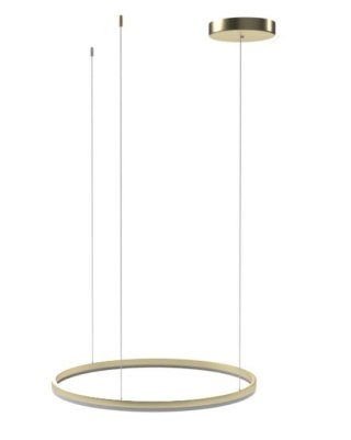 AZZARDO AZZARDO lampa wisząca HALO 120 CCT DIMM z pilotem złota