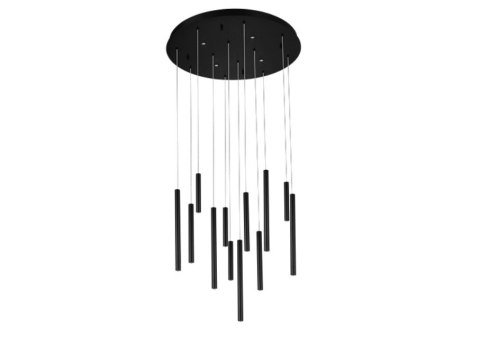 AZZARDO AZZARDO lampa wisząca ILIOS 12 3-STEP DIMM czarna
