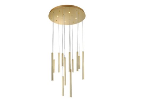 AZZARDO AZZARDO lampa wisząca ILIOS 12 3-STEP DIMM złota