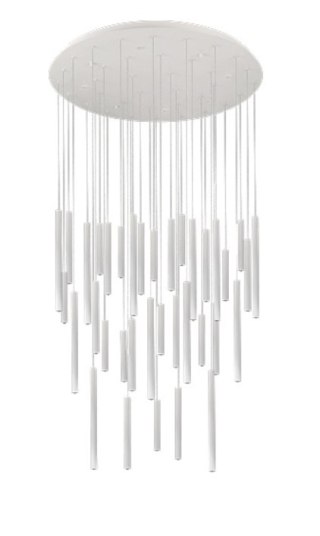 AZZARDO AZZARDO lampa wisząca ILIOS 36 3-STEP DIMM biała