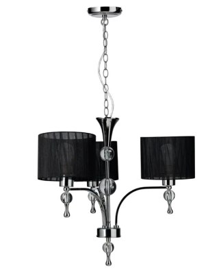 AZZARDO AZZARDO lampa wisząca IMPRESS 3 czarna