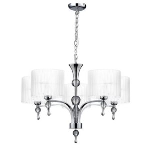 AZZARDO AZZARDO lampa wisząca IMPRESS 5 biała