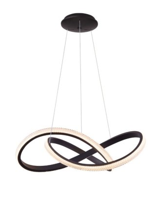 AZZARDO AZZARDO lampa wisząca INFINITY 80 CCT z pilotem czarna