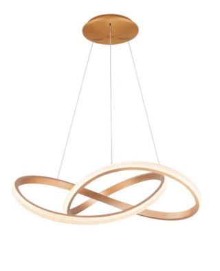 AZZARDO AZZARDO lampa wisząca INFINITY 80 CCT z pilotem złota