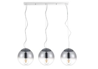 AZZARDO AZZARDO lampa wisząca IRIS 3 LINE srebrna
