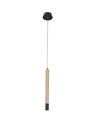 AZZARDO AZZARDO lampa wisząca IZOLDA 1 brązowa / drewno